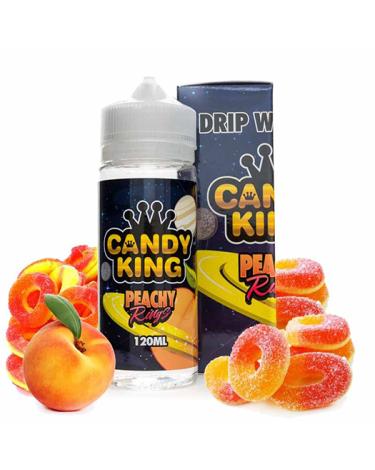 PEACHY RINGS – Candy King – 100 ml + 2 Nicokit gratis