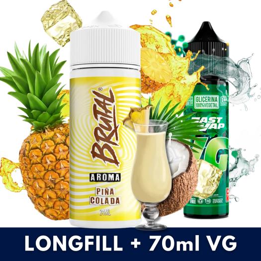 Piña Colada 24ml/120 (Longfill) Just Juice Brutal + 70ml VG Fast