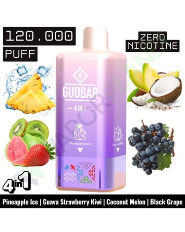 PINEAPPLE ICE Descartável 4in1 | 120.000 Puff | GUDBAR (SEM NICOTINA)