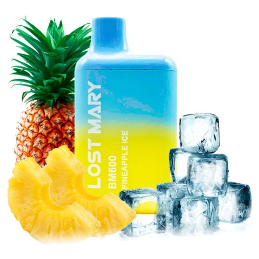 Abacaxi Ice Elf Bar Lost Mary BM600 20mg Sal - Descartável Abacaxi Ice Elf Bar Lost Mary BM600 20mg Sal - Descartável
