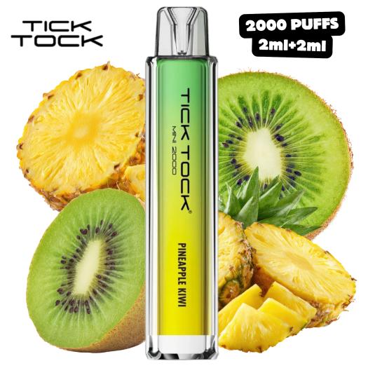 Pineapple Kiwi Tick Tock Mini 2000 Puffs 20mg (2ml+2ml)