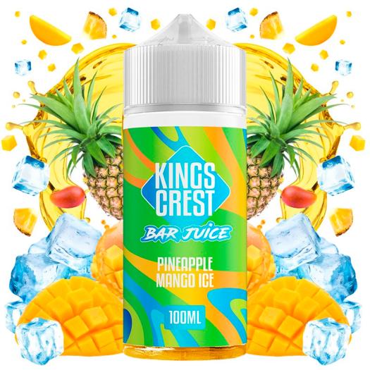 Pineapple Mango Ice 100ml + Nicokits - Kings Crest Bar Juice