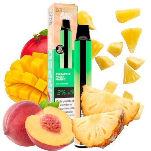Pineapple Peach Mango Dripped Bar Descartável 20mg