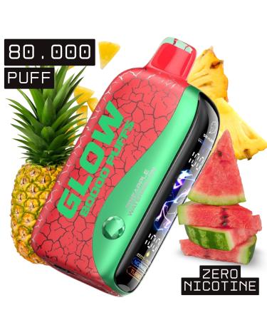 PINEAPPLE WATERMELON Descartável | 80.000 Puff | GUDBAR Glow (SEM NICOTINA)