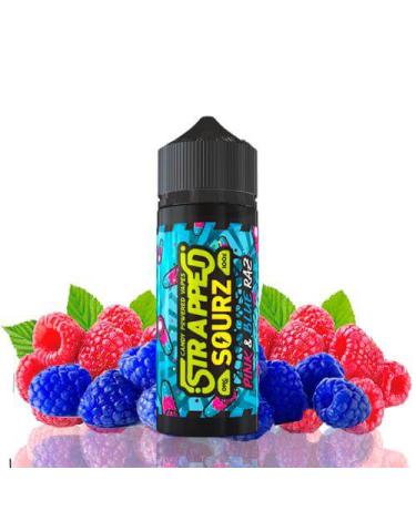 Pink & Blue Razz 100ml + Nicokit gratis - Strapped Sourz