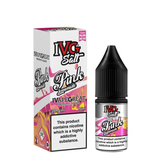 PINK LEMONADE I VG SALT 10 ml - 10 mg y 20 mg - Líquido con SALES DE NICOTINA