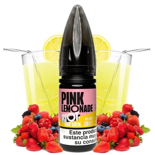 PINK LEMONADE - Riot Squad Bar EDTN 10 ml - 10 mg y 20 mg - Líquido con SAIS DE NICOTINA