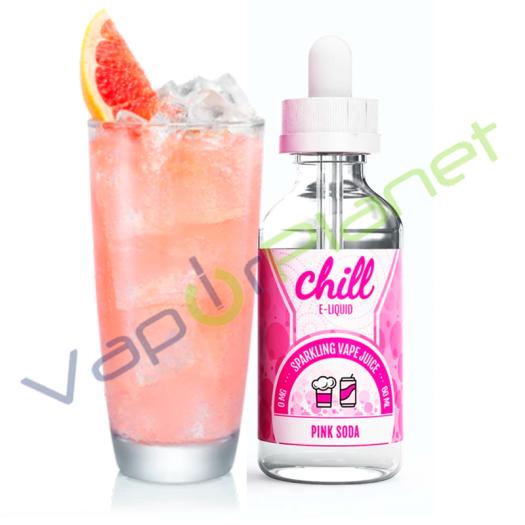 PINK SODA Chill Eliquids 50 ML + 10 ml Nicokit Gratis