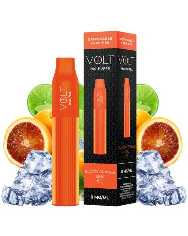 Pod Descartável Blood Orange Lime Ice 750puffs - Volt