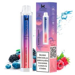 Pod Descartável Blueberry Raspberry 600puffs - Kudos Vapes Crystal