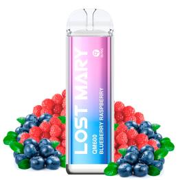 Pod Descartável Blueberry Raspberry 600puffs - Lost Mary QM600 20mg