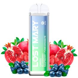 Pod Descartável Blueberry Raspberry Pomegranate 600puffs - Lost Mary QM600 20mg