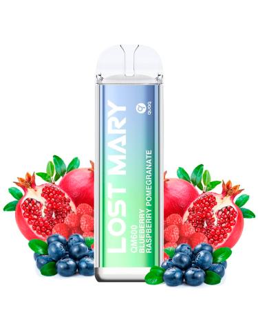 Pod Descartável Blueberry Raspberry Pomegranate 600puffs - Lost Mary QM600 20mg