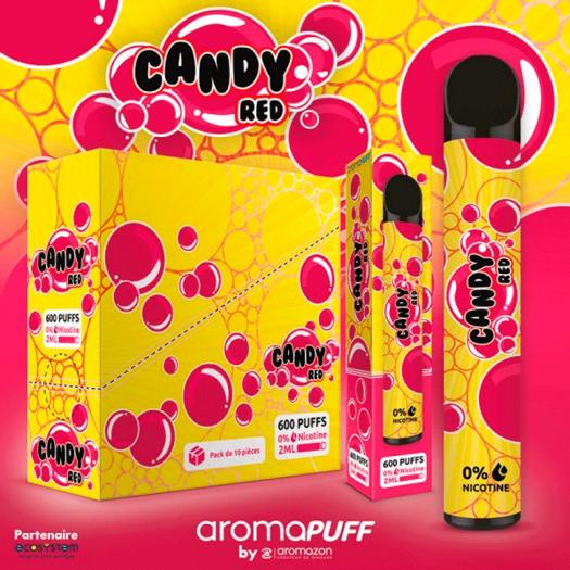 Pod Descartável Candy Red 20mg - Aromapuff