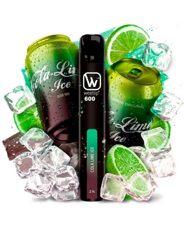 Pod Descartável Cola Lime Ice 600puffs - Weetiip