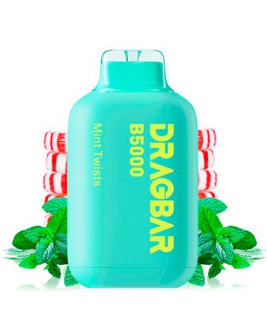 Pod descartável Dragbar B5000 Mint Twists 5000puffs - Zovoo