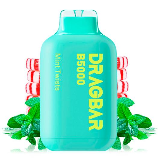 Pod descartável Dragbar B5000 Mint Twists 5000puffs - Zovoo