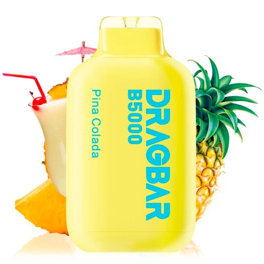 Pod descartável Dragbar B5000 Piña Colada 5000puffs - Zovoo