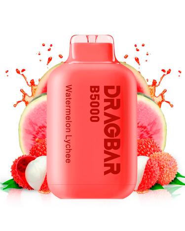 Pod descartável Dragbar B5000 Watermelon Lychee 5000puffs - Zovoo