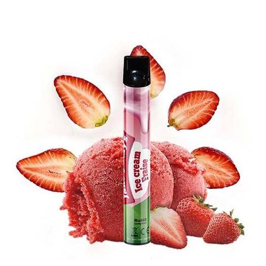 Pod Descartável Ice Cream Strawberry 600 puffs - Wpuff y Liquideo Pod Descartável Ice Cream Strawberry 600 puffs - Wpuff y Liquideo