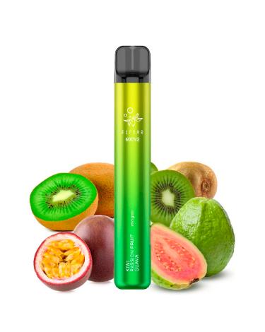 Descartável Kiwi Passion Fruit Guava 600puffs - Elf Bar V2