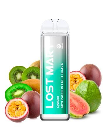 Pod Descartável Kiwi Passion Fruit Guava 600puffs - Lost Mary QM600 20mg