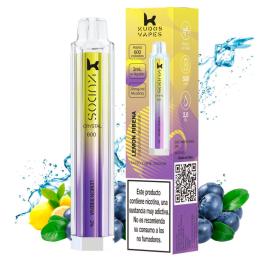 Pod Descartável Lemon Ribena 600puffs - Kudos Vapes Crystal