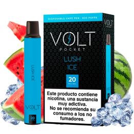 Pod Descartável Lush Ice 600puffs 20mg - Volt Pocket