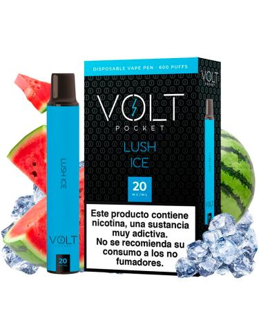 Pod Descartável Lush Ice 600puffs 20mg - Volt Pocket