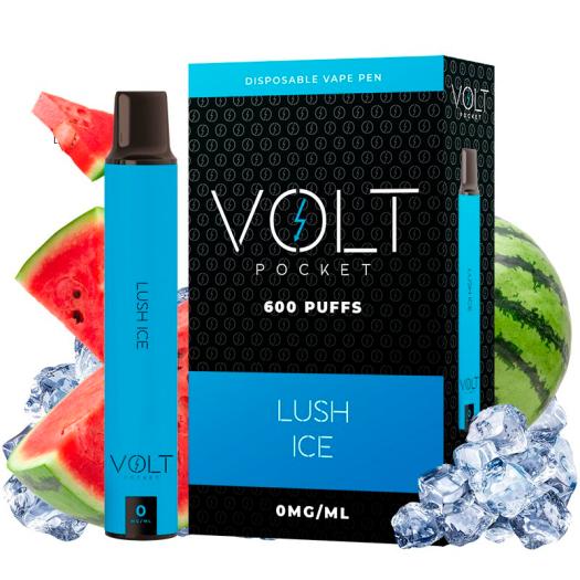 Pod Descartável Lush Ice 600puffs - SEM NICOTINA - Volt Pocket