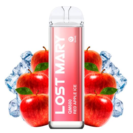 Pod Descartável Red Apple Ice 600puffs - Lost Mary QM600 20mg