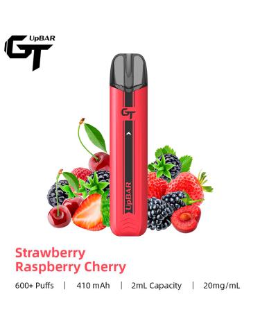 POD Descartável UPBAR GT STRAWBERRRY RASPBERRY 20MG