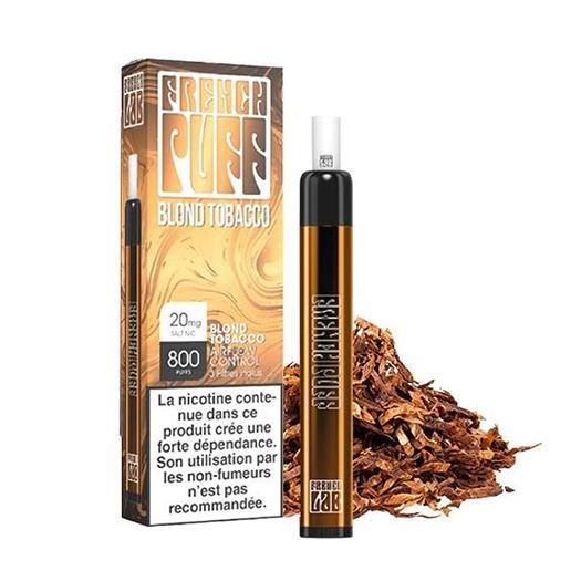Caneta Vape Pod Descartável Blonde Tobacco 800 puffs - 550 mAh 20mg - French Puff