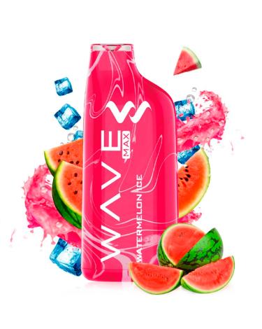 Pod Descartável Watermelon Ice 8000 Puff - Bud Vape Wave Max