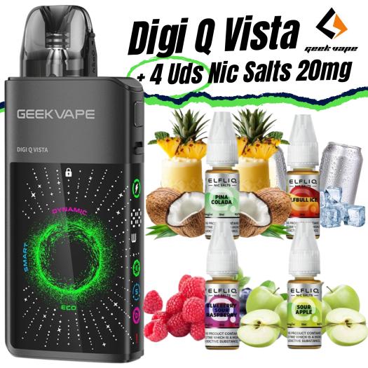 Pod DIGI Q VISTA Geekvape + 4 uds Nic Salts 10ml 20mg