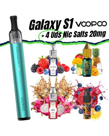 Pod Doric Galaxy S1 Voopoo + 4 uds Nic Salts 10ml 20mg