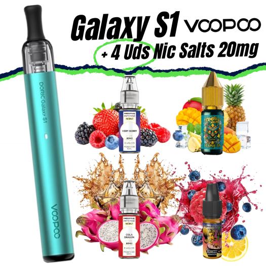 Pod Doric Galaxy S1 Voopoo + 4 uds Nic Salts 10ml 20mg