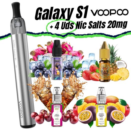 Pod Doric Galaxy S1 Voopoo + 4 uds Nic Salts 10ml 20mg