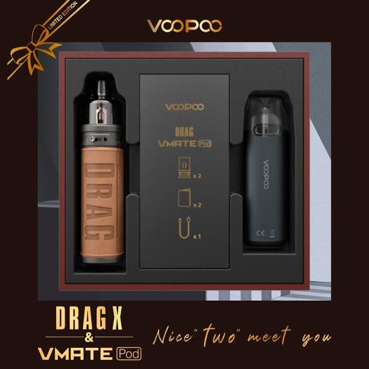 Pod DRAG X Mod Voopo 80 W 2 ml + VMATE Pod (Edição limitada)