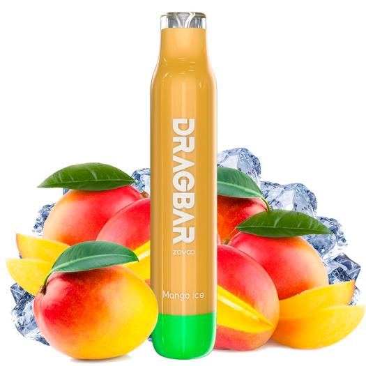 Pod Dragbar MANGO ICE 600 puffs - SEM NICOTINA