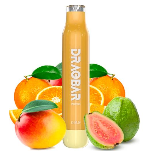Pod Dragbar ORANGE MANGO FUAVA 600 Puff - SEM NICOTINA