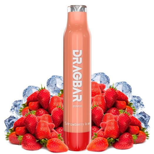 Pod Dragbar STRAWBERRY ICE 600 puffs - SEM NICOTINA