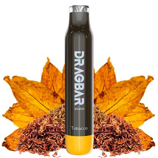 Pod Dragbar Tobacco 600 puffs 20mg - Zovoo by VooPoo - DESCARTÁVEL