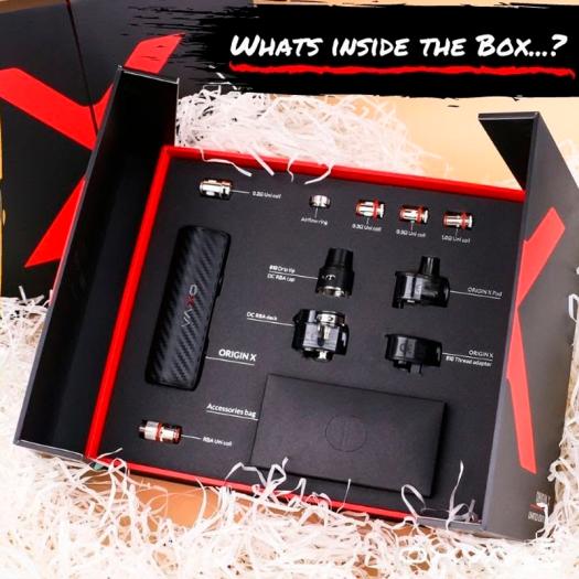 Pod Oxva Origin X Limited Edition (Pod Carbon Fiber + Acessórios)