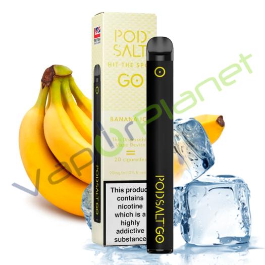 Pod Salt GO BANANA ICE Descartável Pod System 500 puff - 20mg