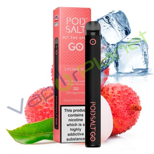 Pod Salt GO LYCHEE ICE Descartável Pod System 500 puff - 20mg
