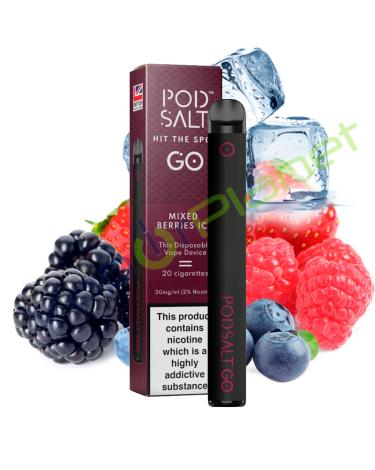 Pod Salt GO MIXED BERRIES ICE Descartável Pod System 500 puff - 20mg