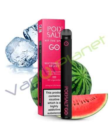 Pod Salt GO WATERMELON BREEZE Descartável Pod System 500 puff - 20mg