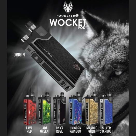 Pod Wocket 30W 1150mAh - Snowwolf - Onyx Rose (BLACK) Pod Wocket 30W 1150mAh - Snowwolf - Onyx Rose (BLACK)