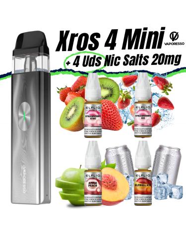 Pod XROS 4 MINI Vaporesso + 4 uds Nic Salts 10ml 20mg